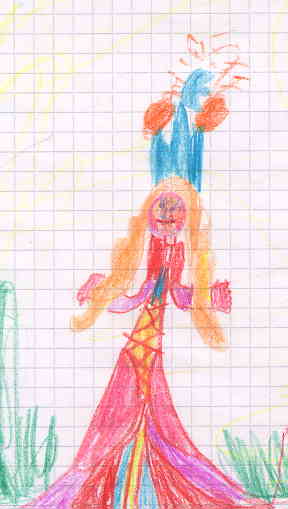 Die liebliche Prinzessin Lieschen, gemalt von Lisa (7)